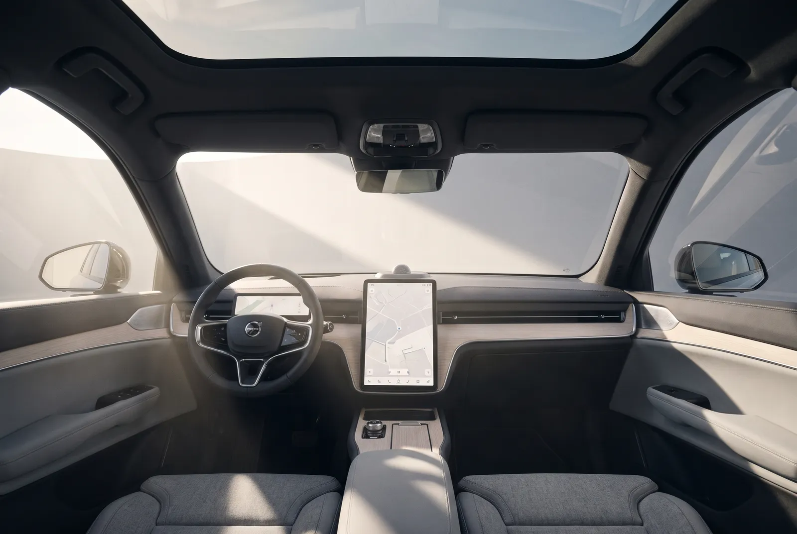 Interieur van een Volvo